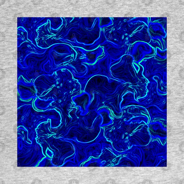 colorful abstract blue print by KMdesign